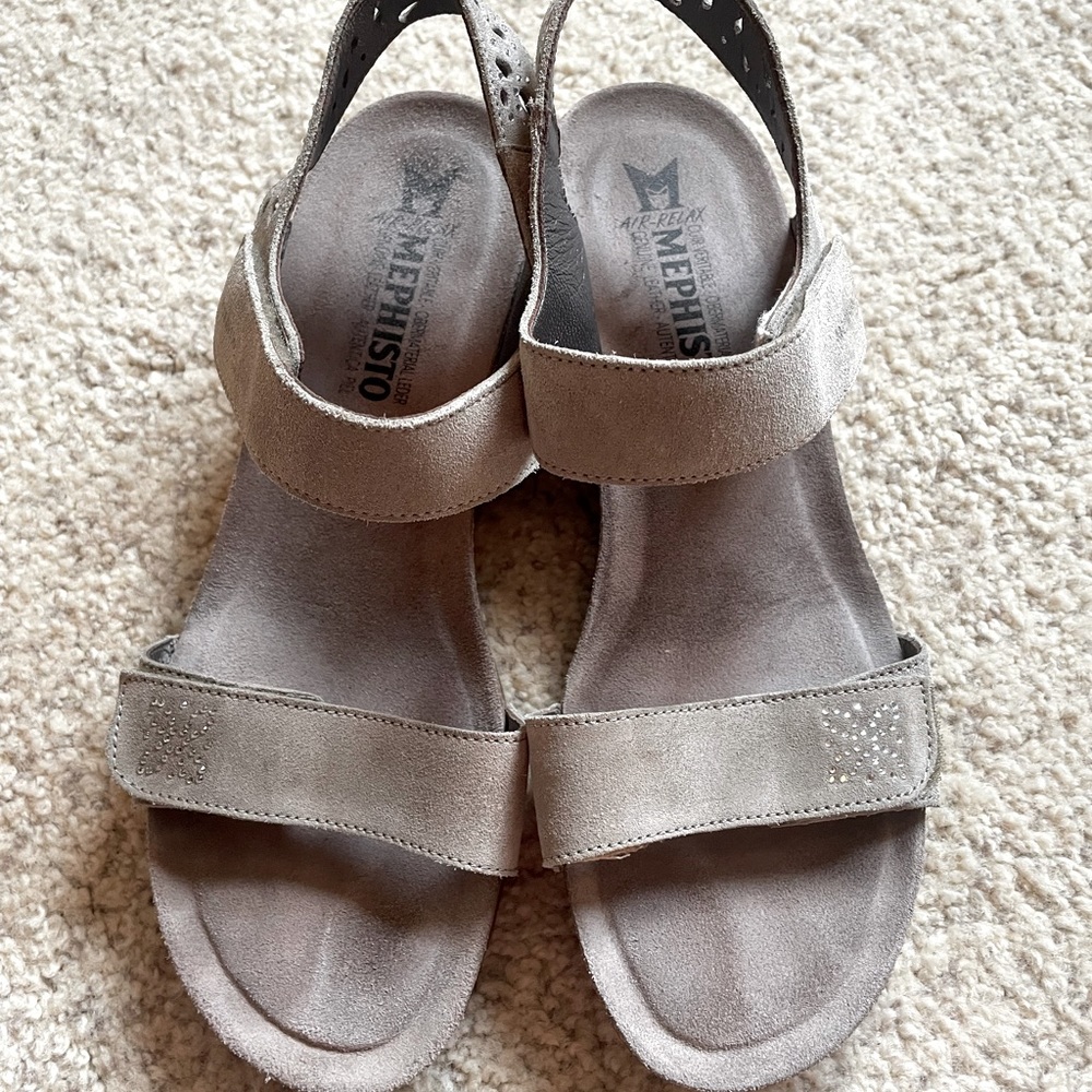 Mephisto Air-relax cork wedge